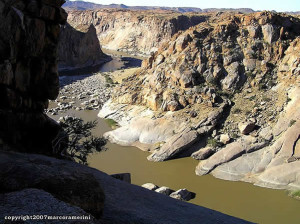 Orange River Gorge, Augrabies Falls National Park, South Africa. Author and Copyright Marco Ramerini