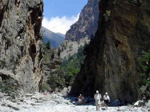 The Samaria Gorge, Crete, Greece. Author and Copyright Luca di Lalla