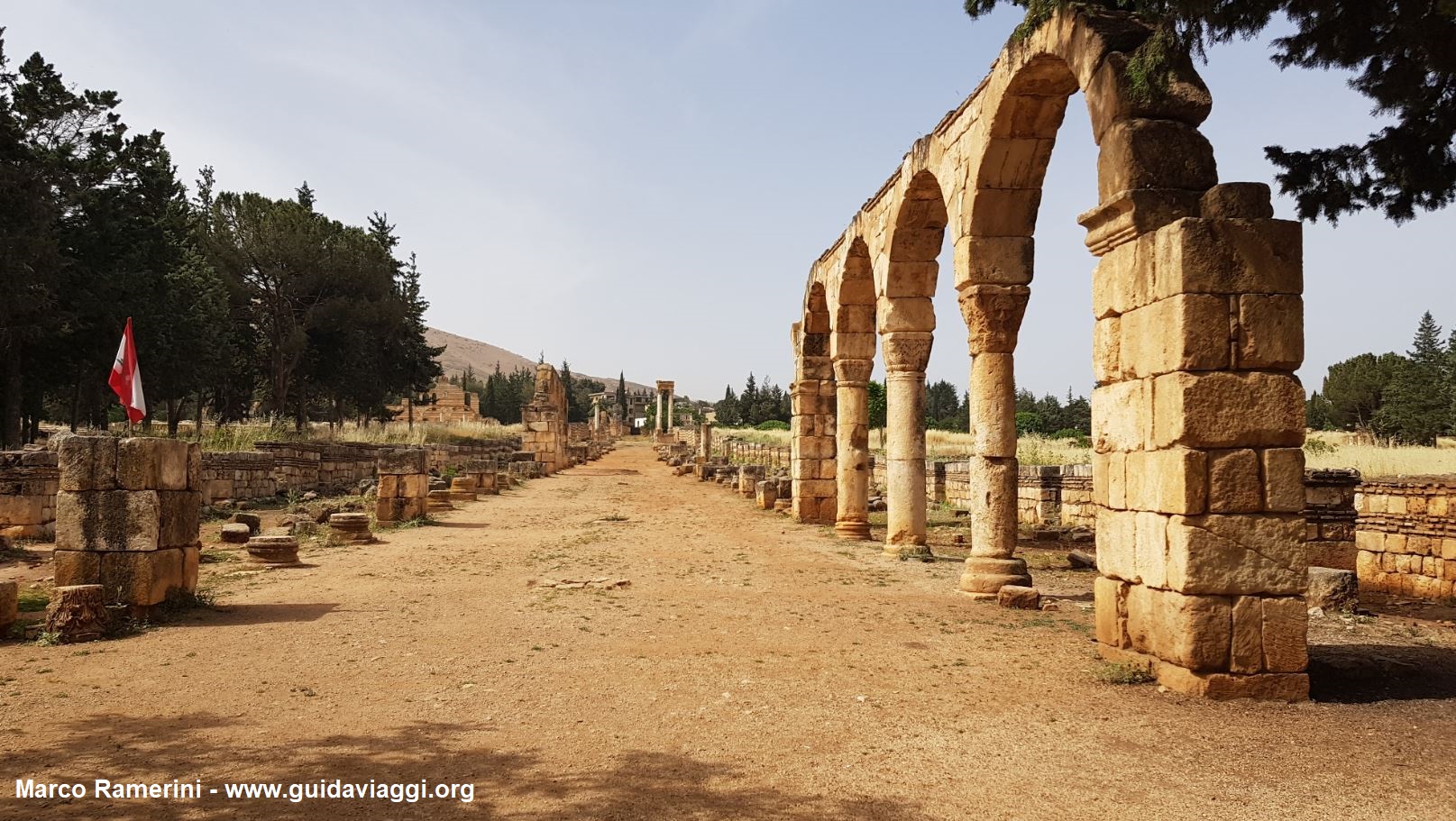 Anjar, Beqa Valley, Lebanon. Author and Copyright Marco Ramerini