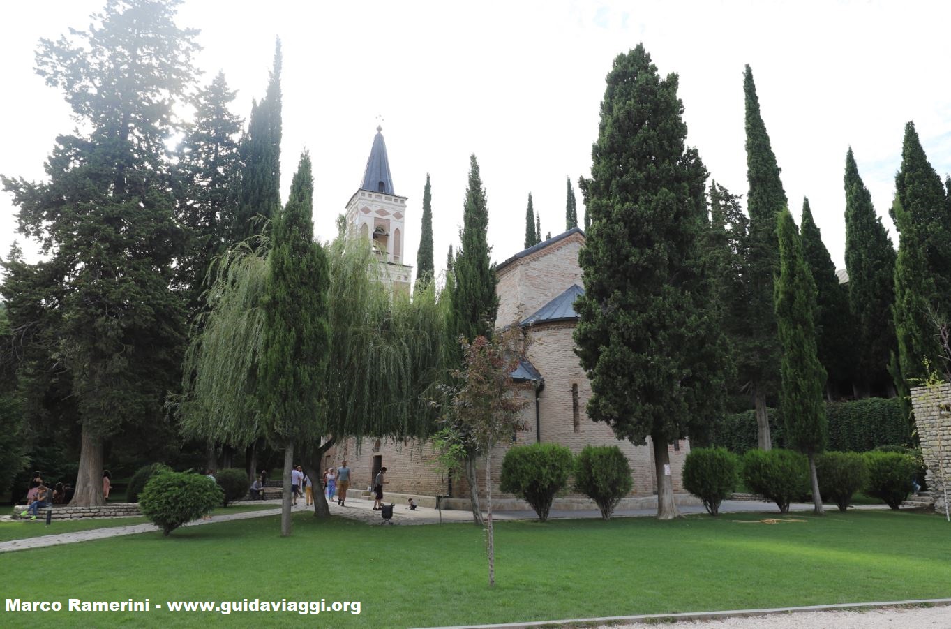 Bodbe Convent, Sighnaghi, Georgia. Author and Copyright Marco Ramerini