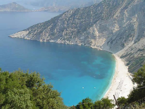 Myrtos, Kefalonia, Ionian, Greece. Author and Copyright Niccolò di Lalla