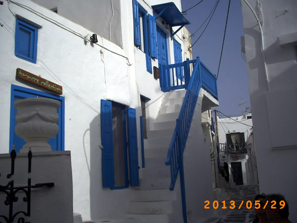 Mykonos, Cyclades, Greece. Author and Copyright Liliana Ramerini.